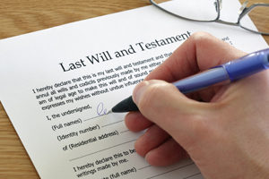 The Basics re: a final Will and Testament