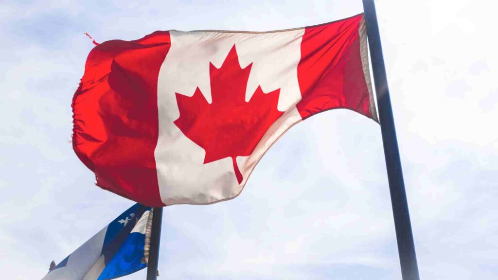 An image of Canada’s flag