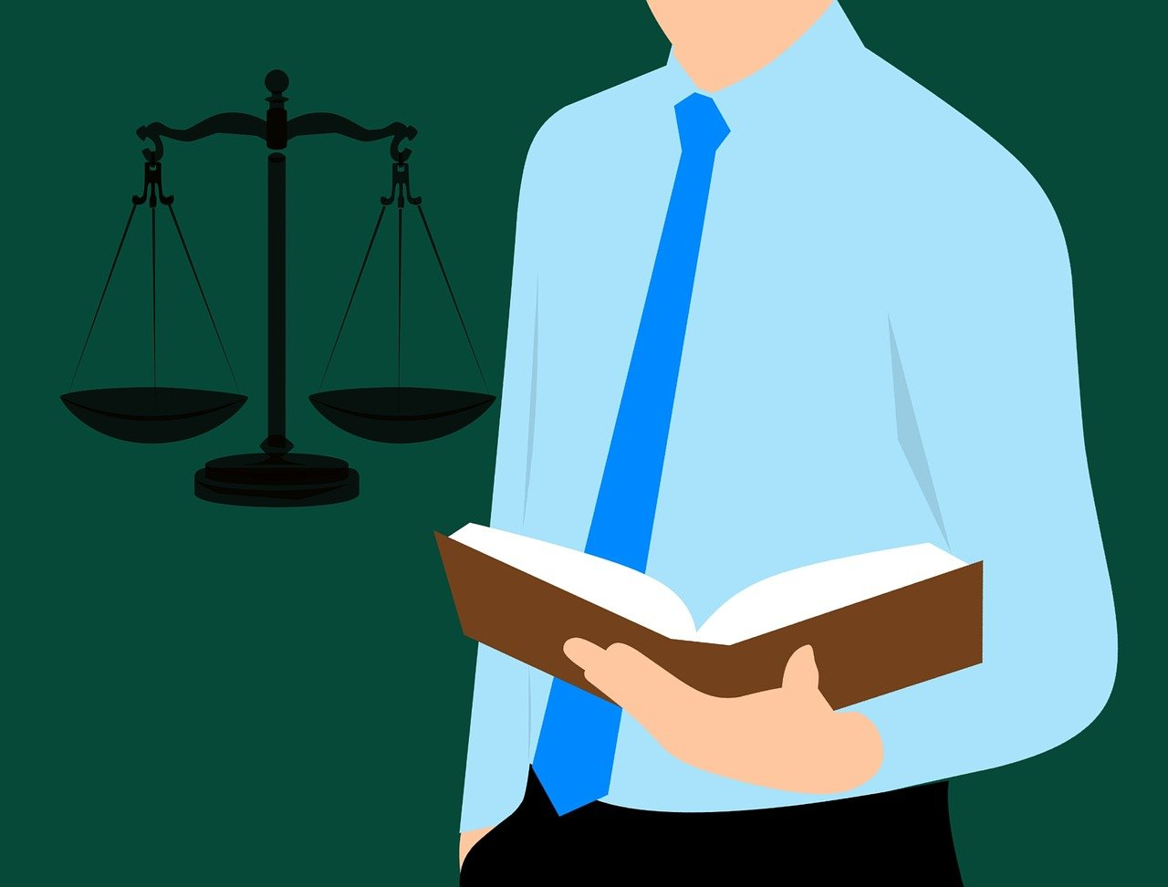 An illustration of a lawyer